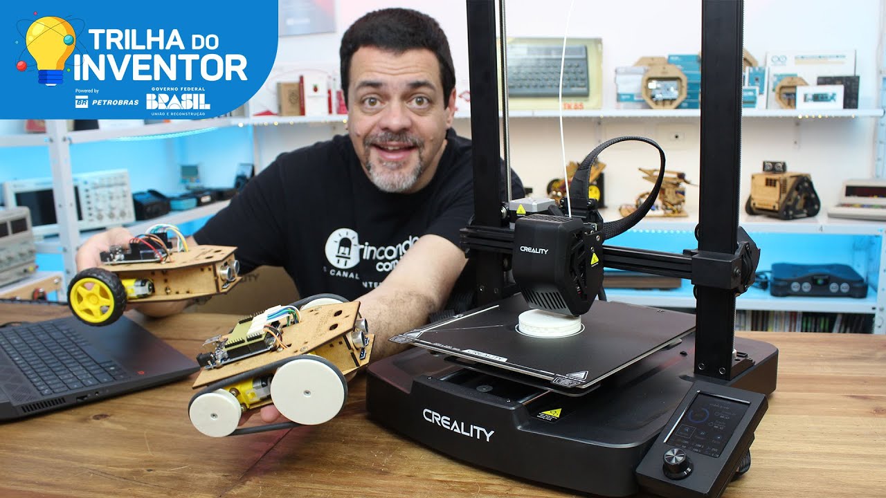 [PARTE 2] Desenhando peça em 3D para a Creality Ender-3 V3 SE #TrilhaDoInventor