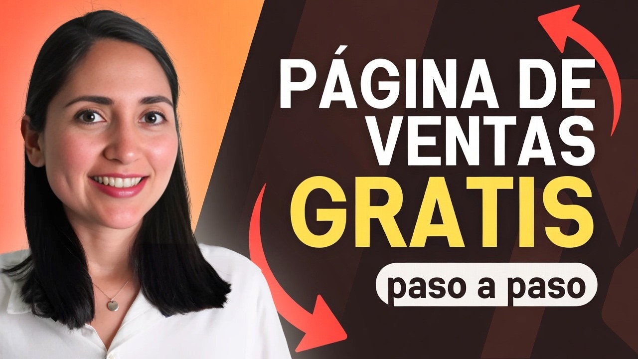 Cómo Crear Tu Página de Ventas GRATIS Para Productos Digitales (2026)