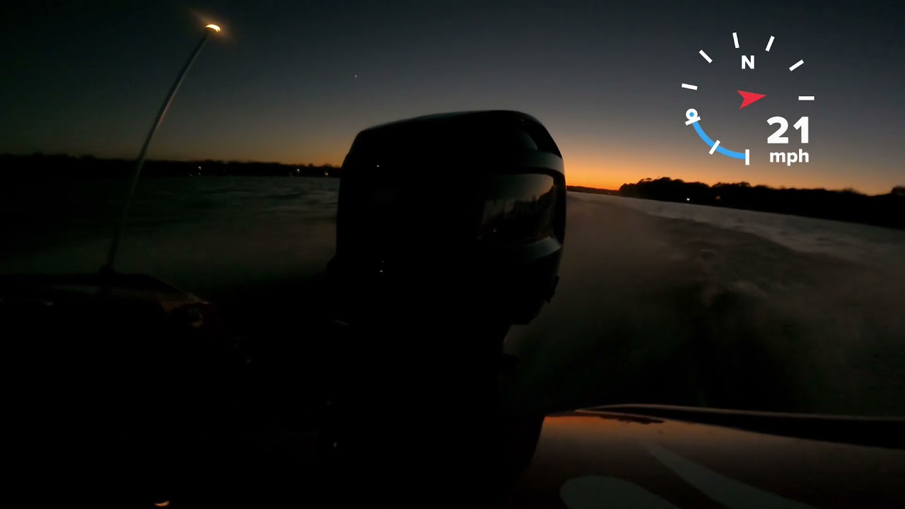 Checkmate Pulsare 2100 with Mercury 300x (Night Run)