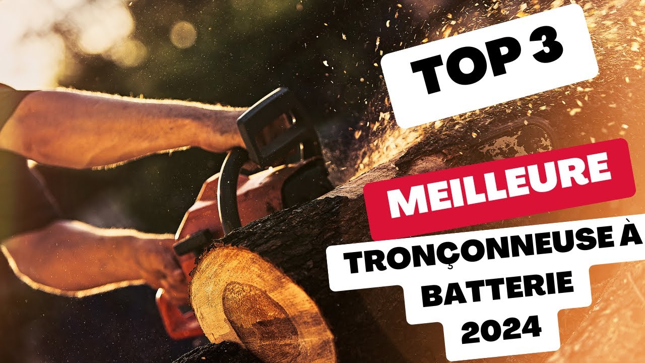 Meilleure Tronçonneuse à Batterie 2024