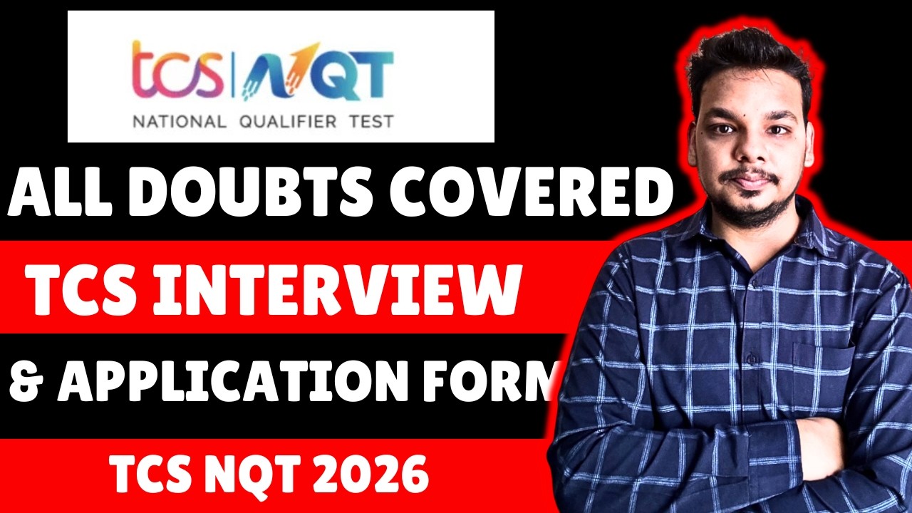 TCS NQT Application Form & Interview Mails | TCS NQT 2026 Results Update | Interview , Application