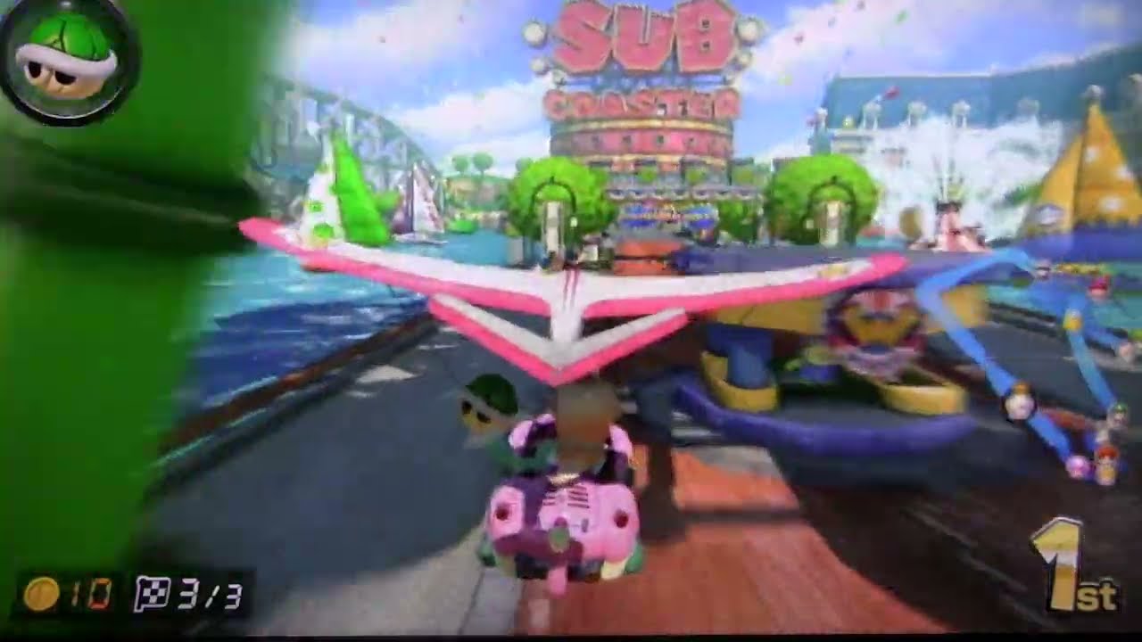 💫 Rosalina 💎 in Mario Kart 8 – Pink Style | 🍄Mushroom Cup (Water Park)