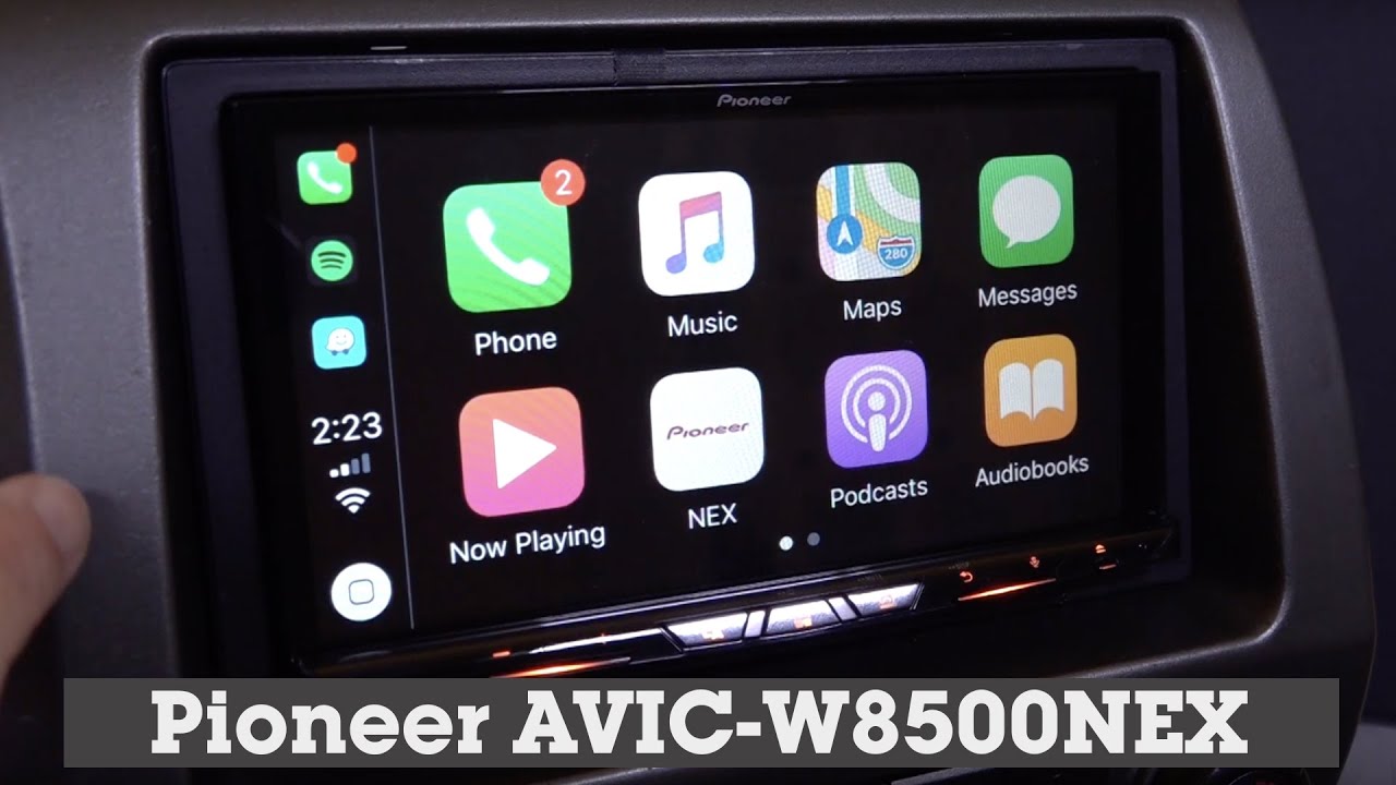 Pioneer AVIC-W8500NEX Display and Controls Demo | Crutchfield Video