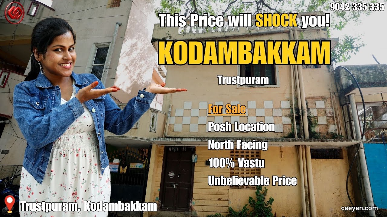 Продажа недвижимости в КОДАМБАККАМ | Шикарное расположение Ченнаи | Выгодная арендная плата и инв...