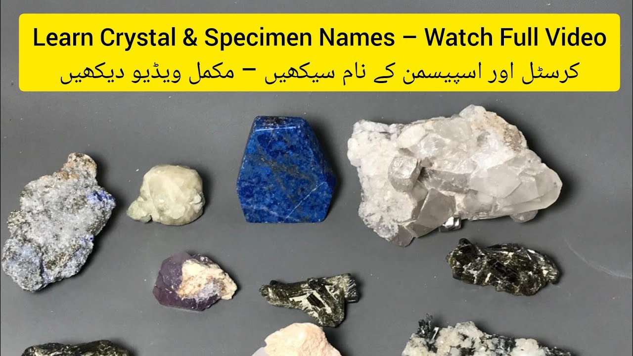 💎💎💎Learn Crystal & Specimen Names – Watch Full Video#crystals #uk #usa 