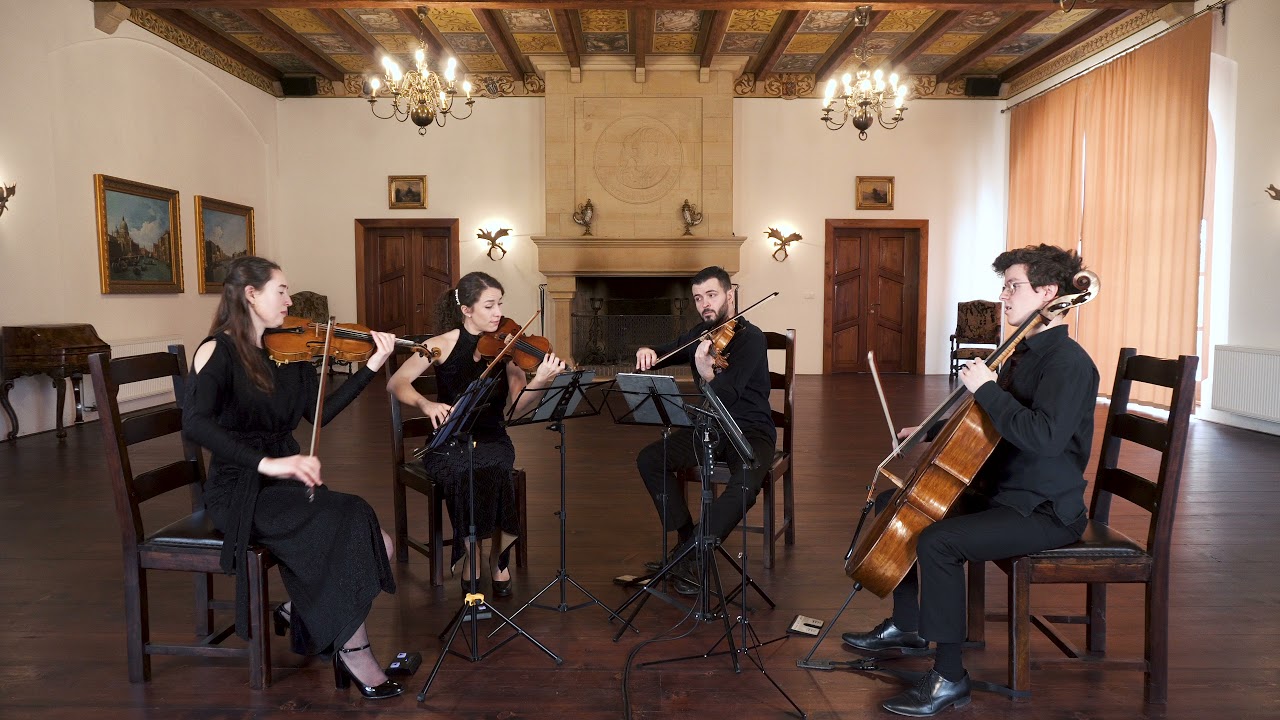 Wolfgang Amadeus Mozart - String Quartet No. 21, K. 575 - Kukal Quartet Live