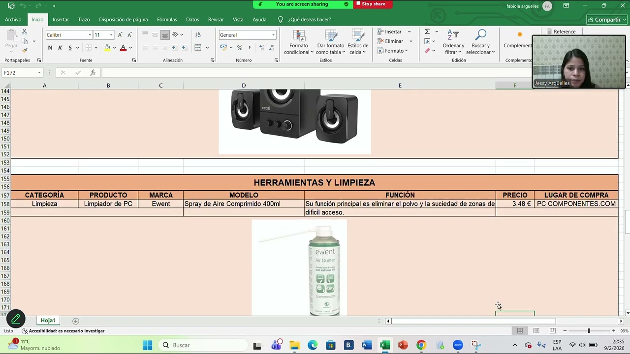 Cotización de Componentes y Periféricos de Computadoras