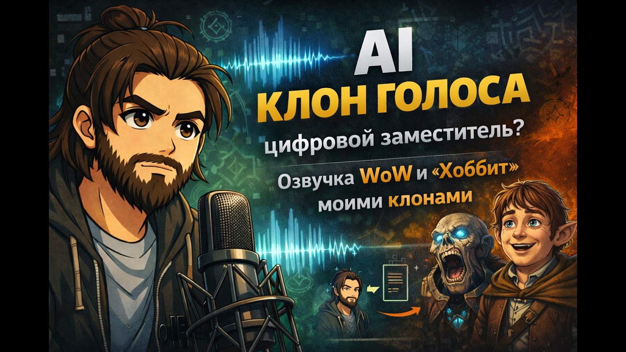 Клонирование голосов с помощью AI например для World Of Warcraft
