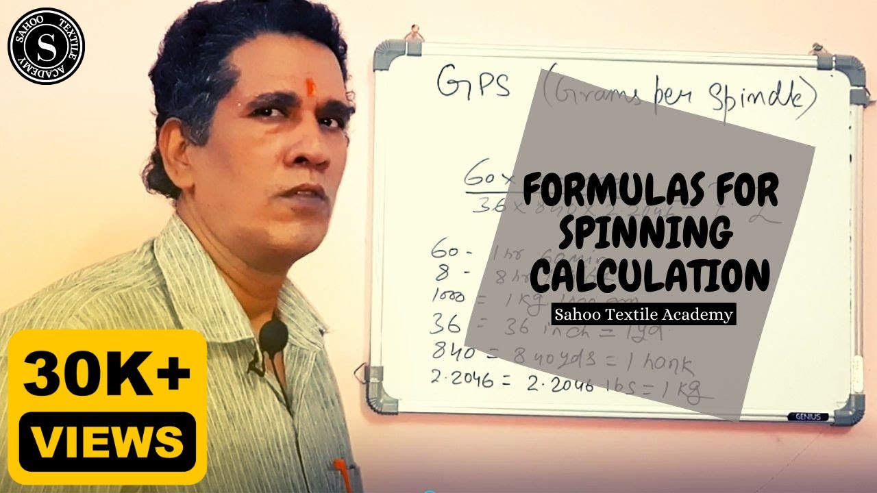 Basic Formula for spinning calculation
