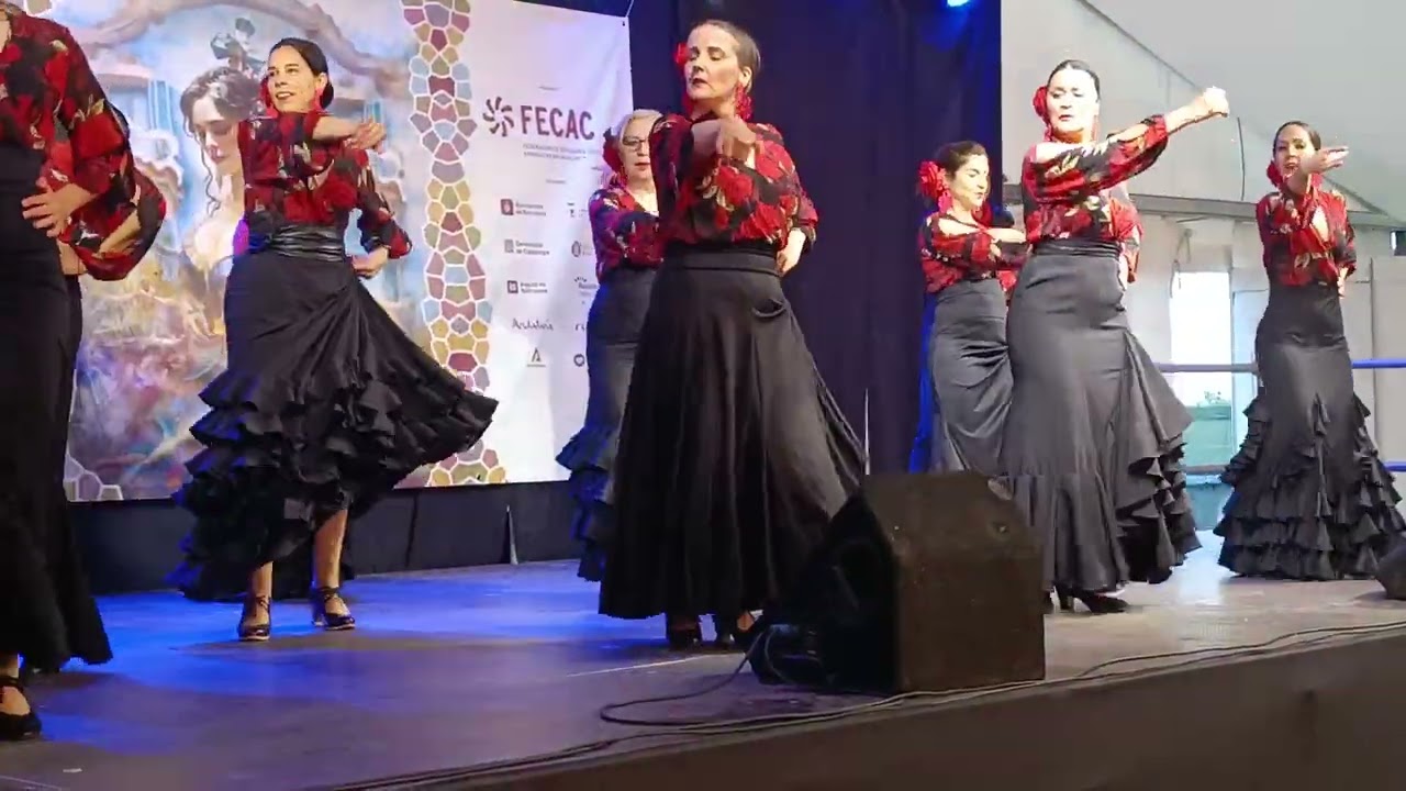 FERIA  DE ABRIL DE CATALUNYA 2024 GRUPO ROCIERO ACTUANDO EN LA CASETA DE LA FECAC