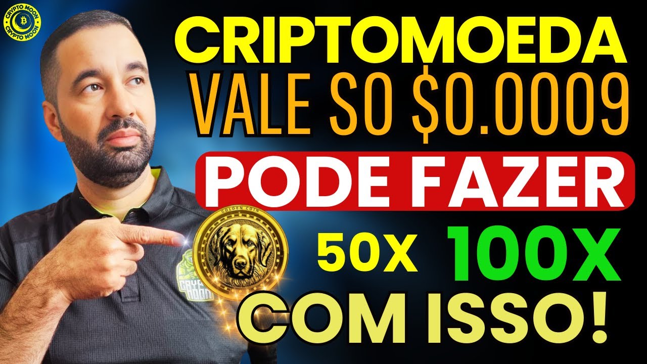CRIPTOMOEDA BARATA PODE EXPLODIR DEPOIS DISSO| VALE S&Oacute; $0.0009 | GOLDENCOIN