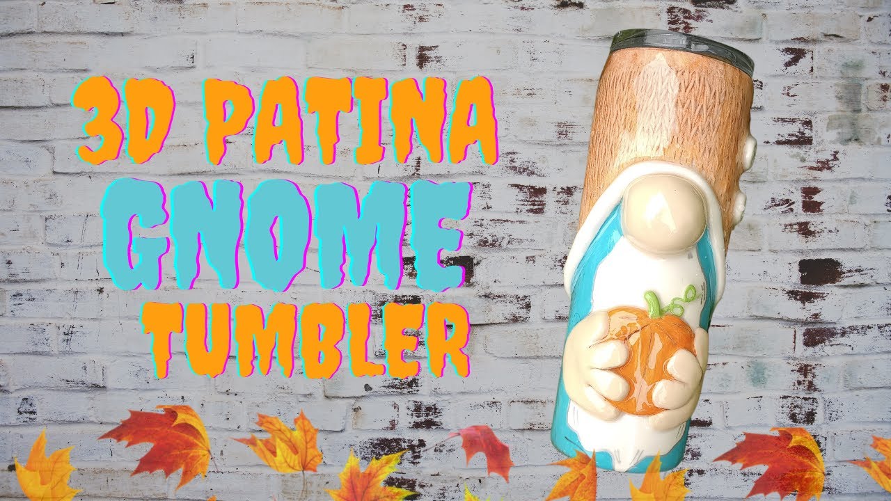 3D Patina Gnome Tumbler