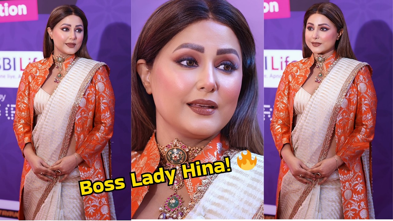 Hina Khan's grand Entry at Power Creator Awards 2026 |हिना खान का Boss Lady अवतार Wins Courage Award