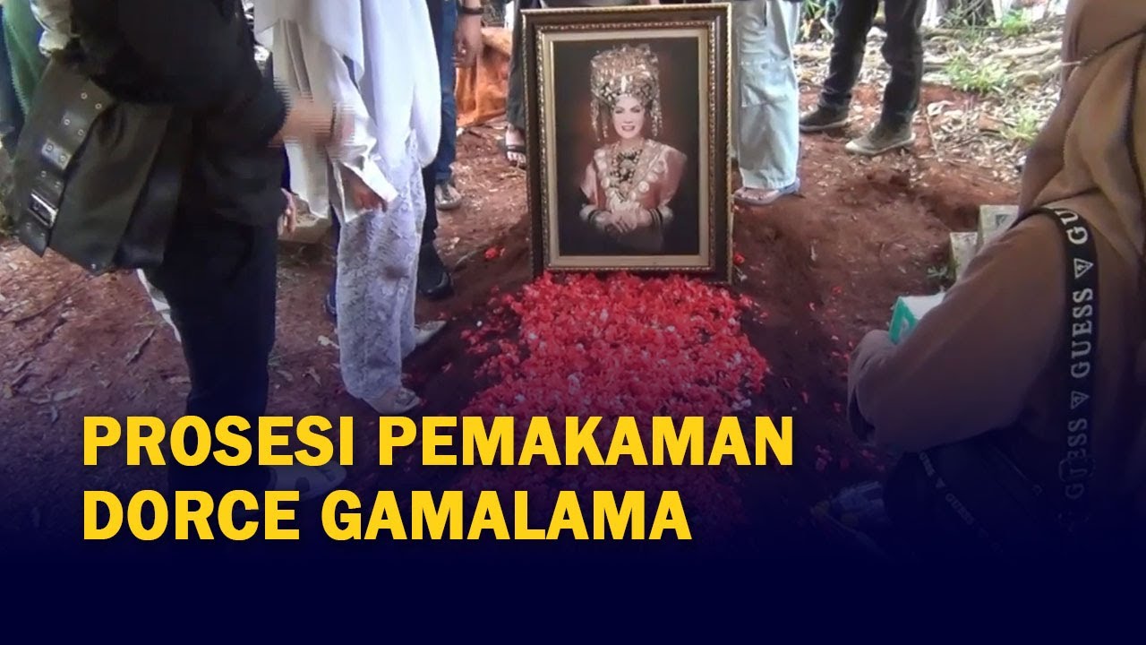 Detik-Detik Prosesi Pemakaman Dorce Gamalama, Haru dan Isak Tangis Keluarga