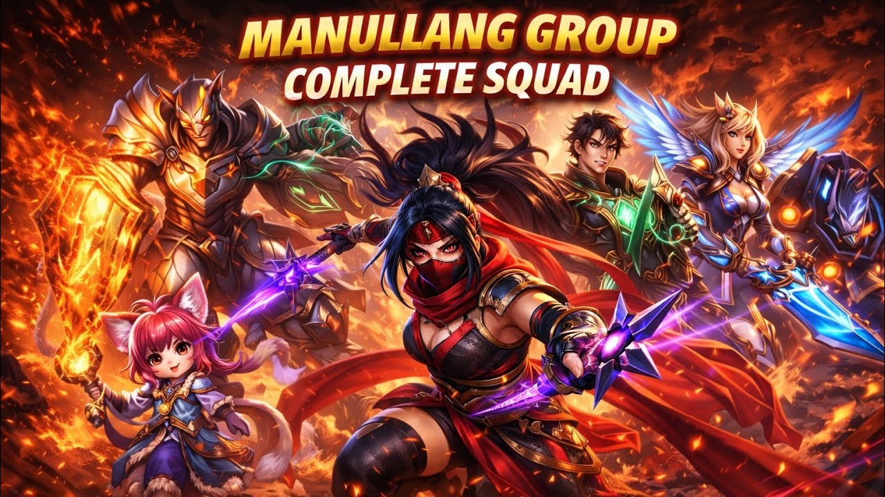 Full squad Manullang Group party rank | EPIC COMEBACK bukan mitos