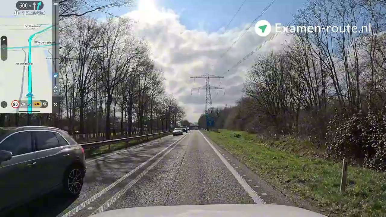 Wierden Almelo - CBR Examenroute