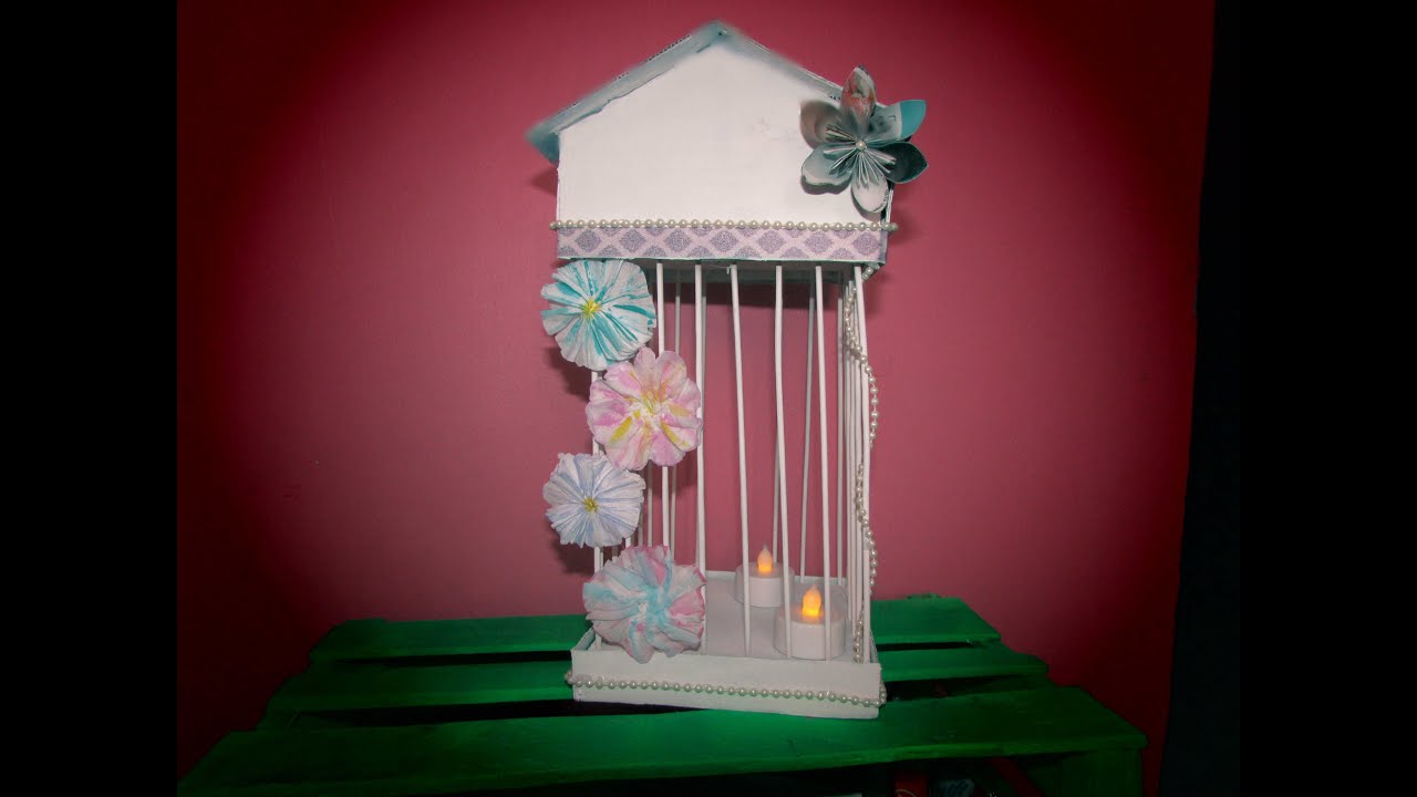 DIY - Como hacer una jaula vintage decorativa