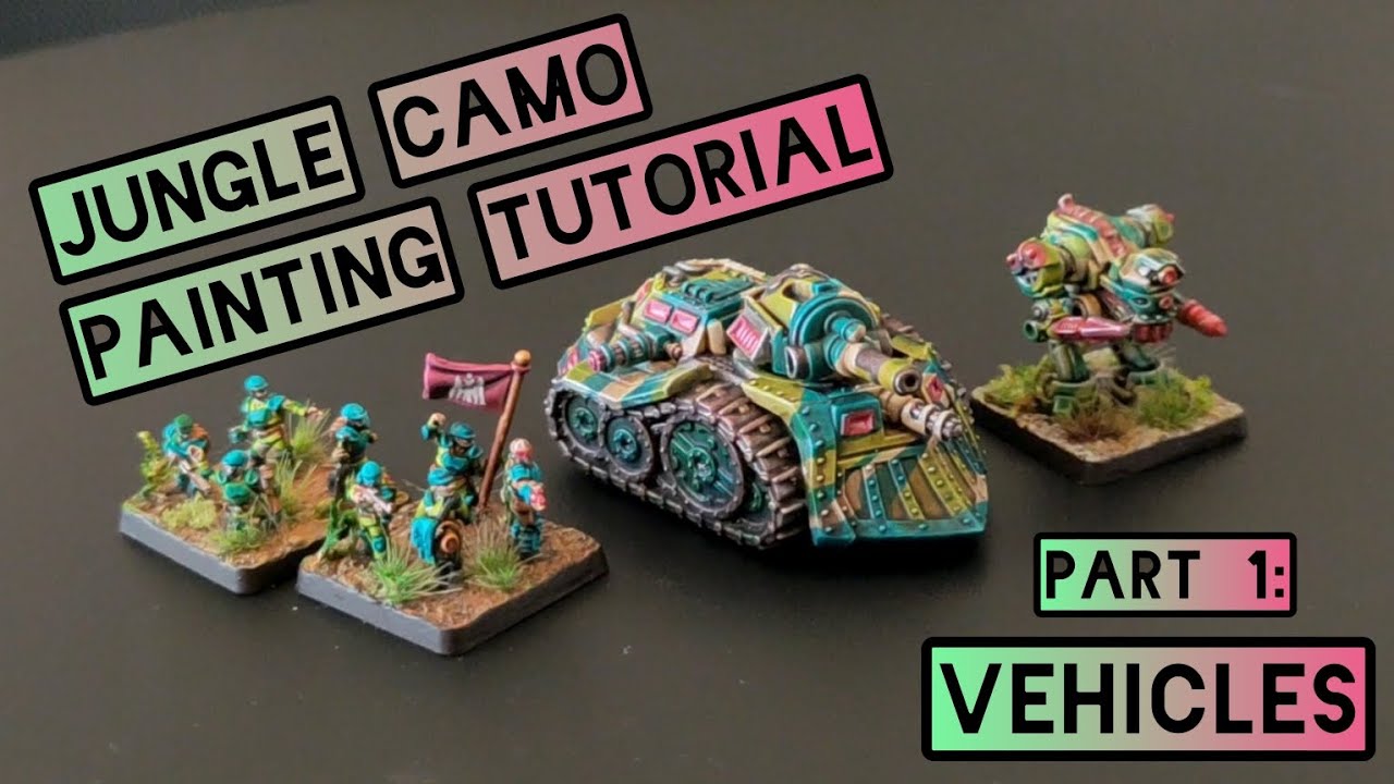 Tutoriel Peinture - Camouflage Jungle #1 - Véhicules