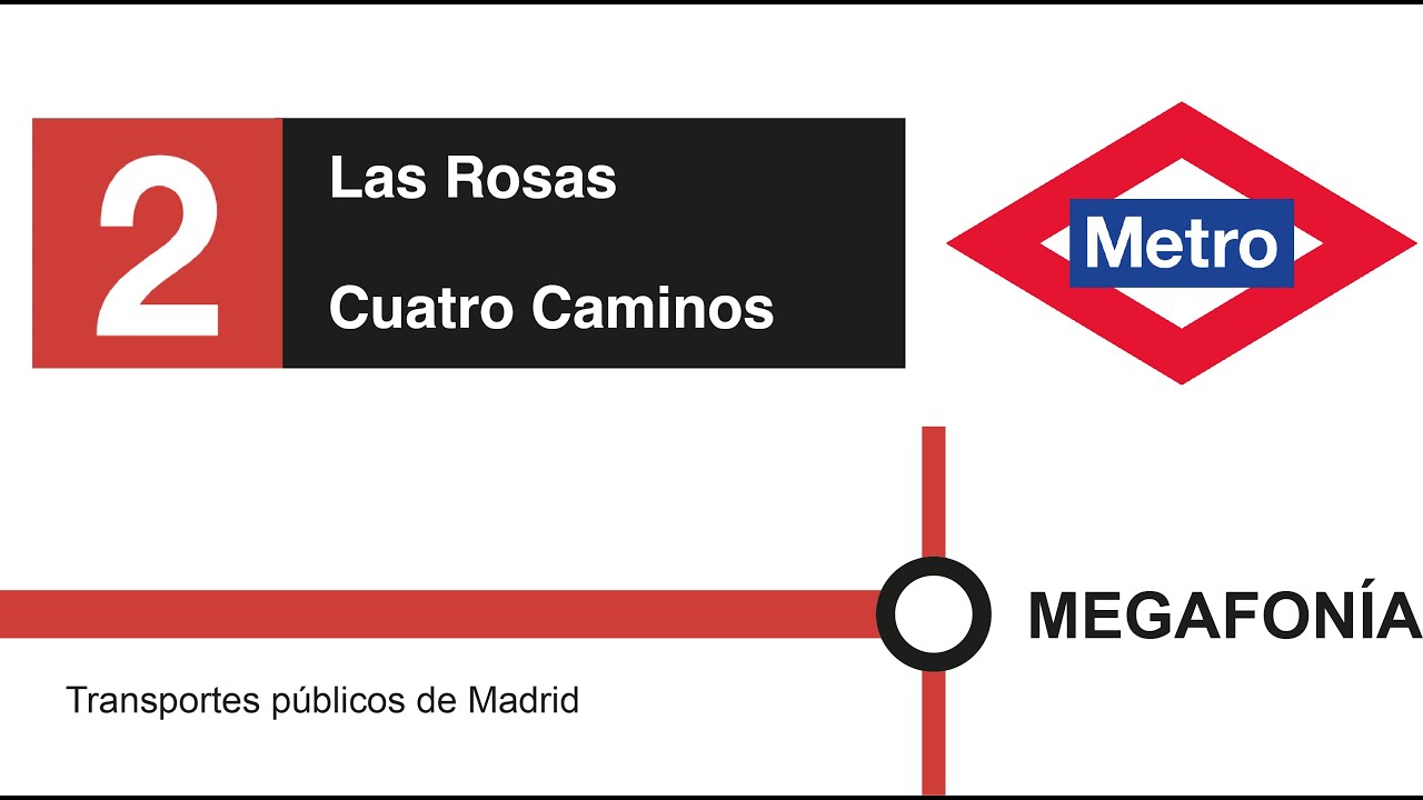 Megafonía Metro de Madrid línea 2