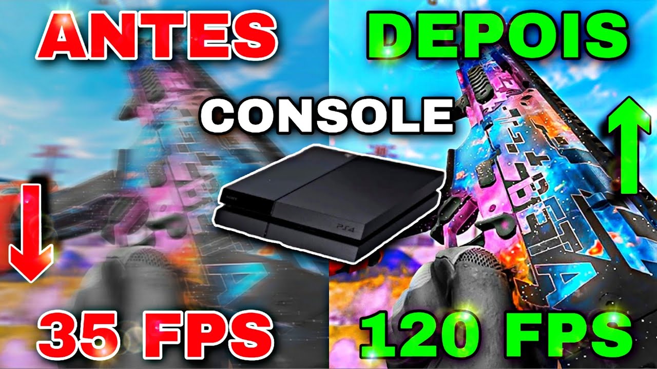 WARZONE TRAVANDO? PS4/XBOX AUMENTE O FPS AGORA!! MELHOR CONFIG IMAGEM
