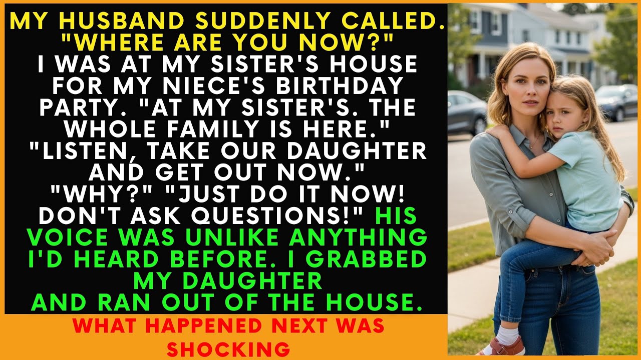 My Husband Called At 4 P.M., Demanding That I Leave My Sister's House Immediately.