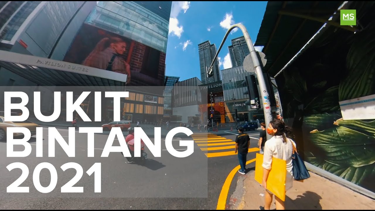 Noon Walk Bukit Bintang Station to Pavilion - Kuala Lumpur 2021