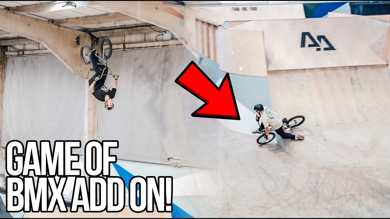 FIRST TO CRASH LOSES THE GAME | BMX ADD ON
