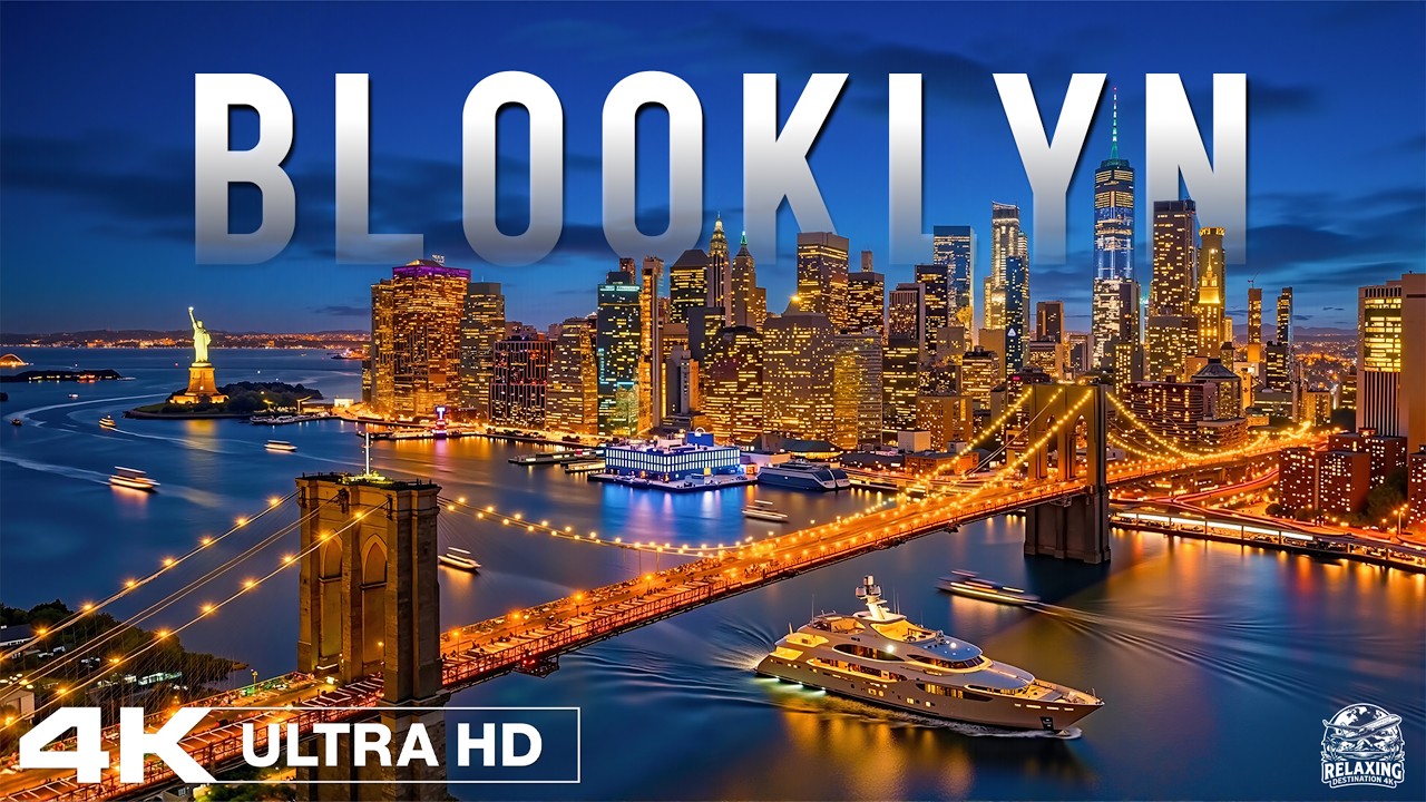 Brooklyn 2026 4K 🌃 Brooklyn Bridge & Stunning New York Skyline After Dark