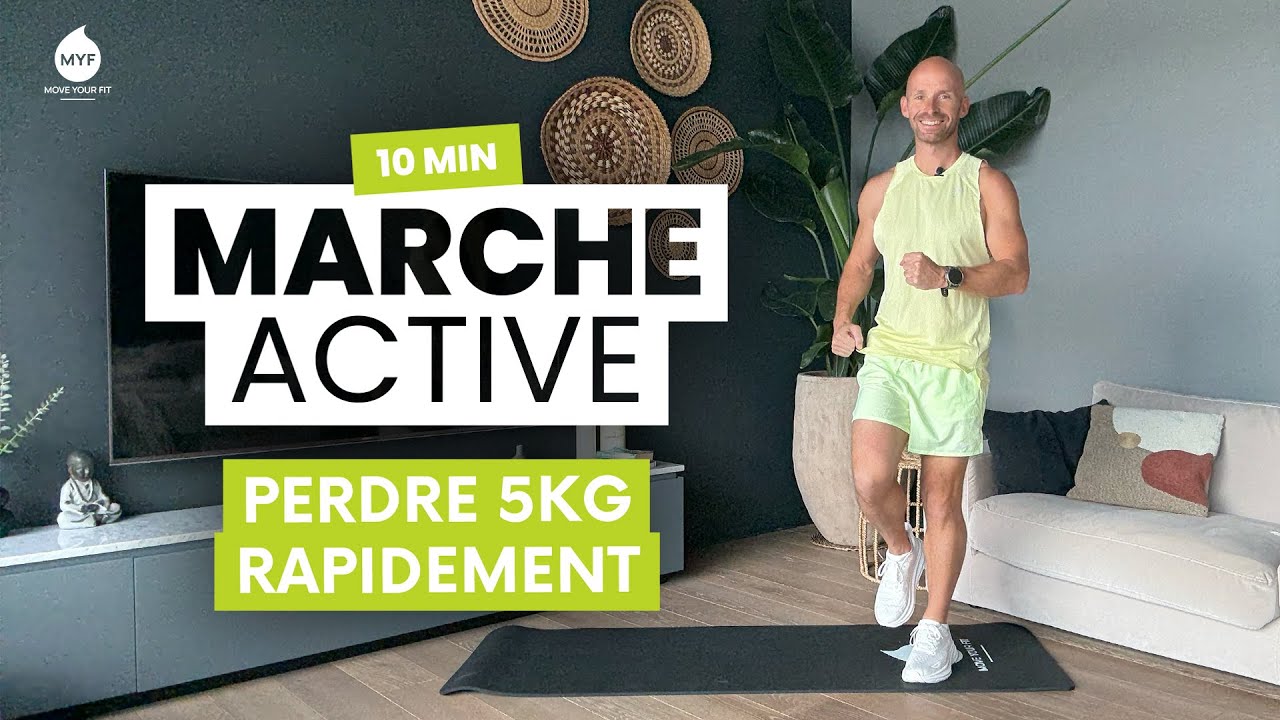 👟 Marche Active - Perdre 5 kilos de graisses &agrave; la maison - Alexandre Mallier - Move Your Fit