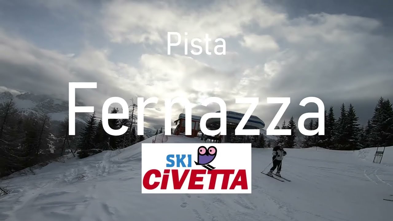 Pista Fernazza: pista facile dal Col Fioret al Prà della Costa #skicivetta #dolomitisuperski #skiing