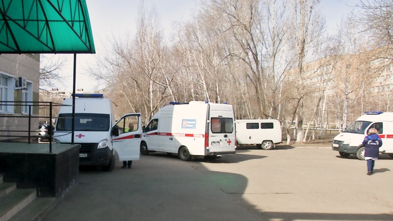 Работа спецбригады Скорой помощи в Оренбурге