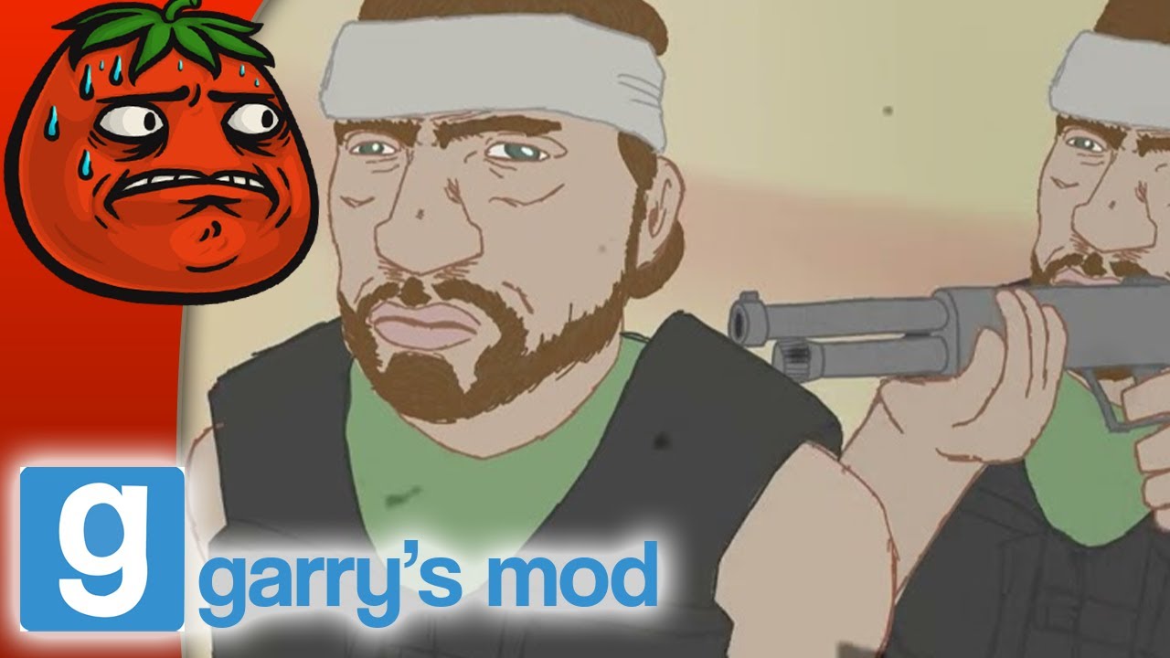 [Tomato] Garry's Mod : picking up a barrel and throwing it into someone so hard they cease to exist.