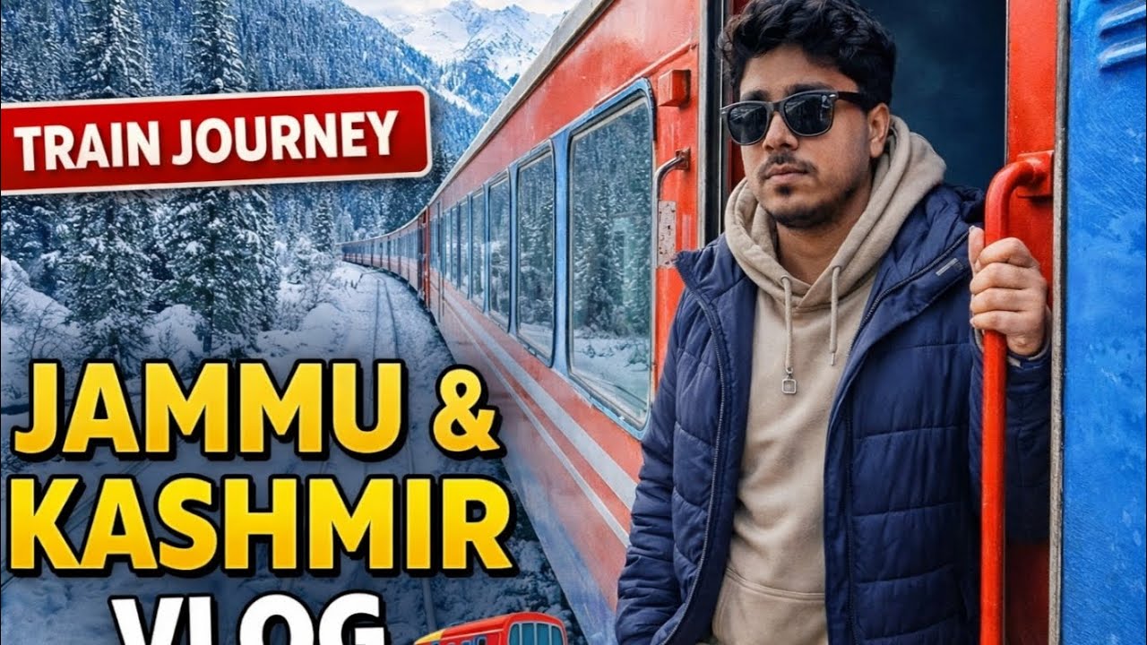 🚉TRAIN JOURNEY VLOG🏔 JAMMU & KASHMIR