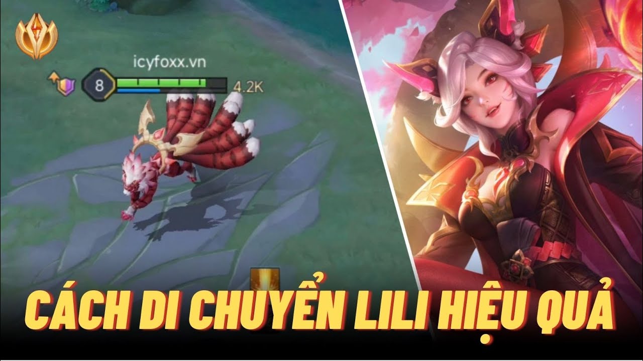 [icyfoxx] Cách di chuyển Liliana hiệu quả nhất - vừa farm lính đều, vừa hỗ trợ team tốt | Liên quân
