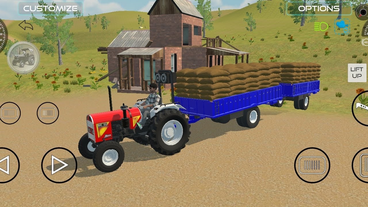 Tractor wala game 🎮 ab blue mode mein aaega… dekhna bhai pura gaon hil jayega 🚜🔥#automobile #youtube