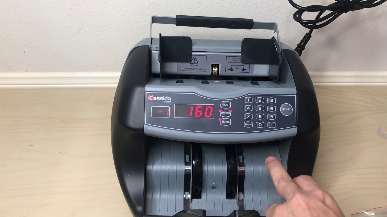 Unboxing Cassida 6600 MG/UV money counter
