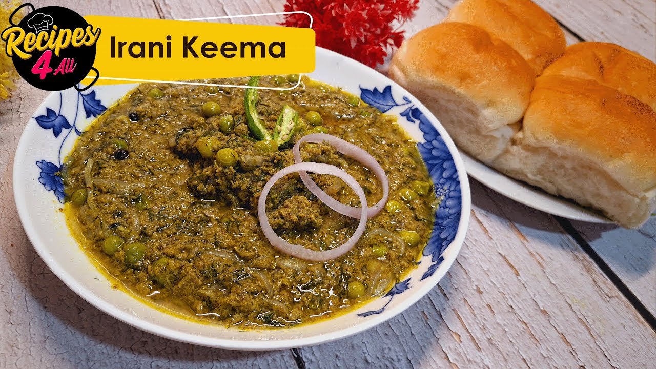 Irani Keema Pav Recipe | Mumbai Famous Keema Pav | Hare Masale Ka Keema | Keema Pav Restaurant Style