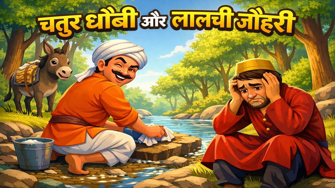 चतुर धोबी | Hindi Moral Story | kahani |bed time story | story | कहानी