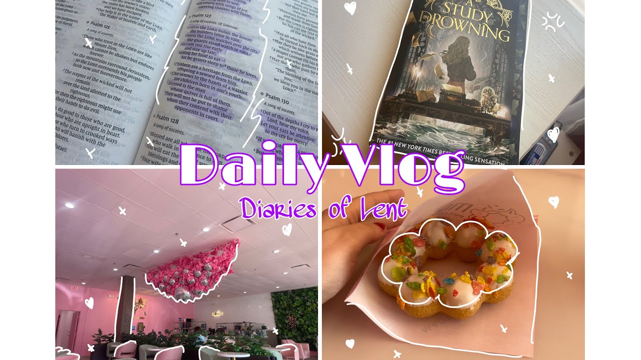 Diaries of Lent 01 | yapping, bible study, cute boba shop🎐 ✝️