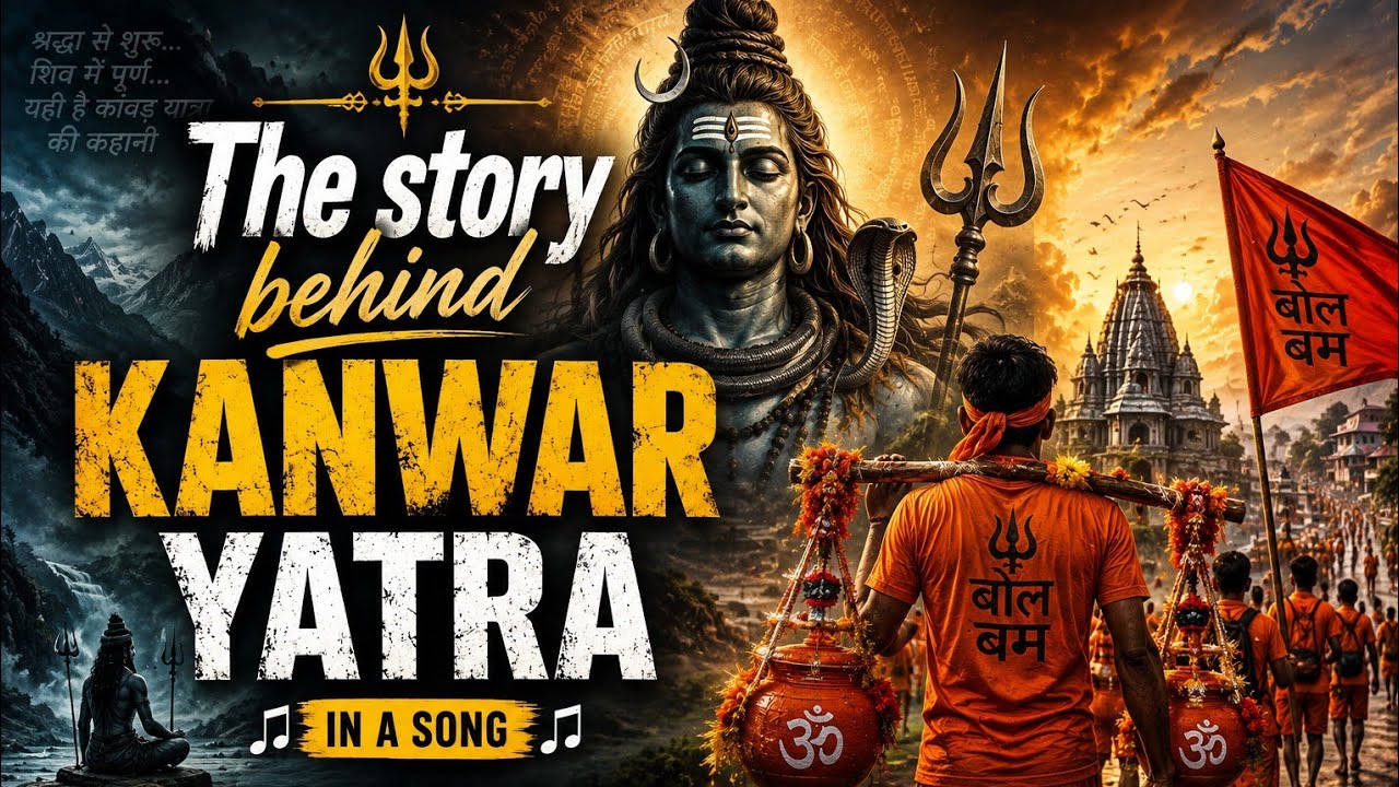 The story Behind Kanwar Yatra 🔱 | kanwar Yatra Song | Sawan Special 2026 #shivbhajan #kanwaryatra  