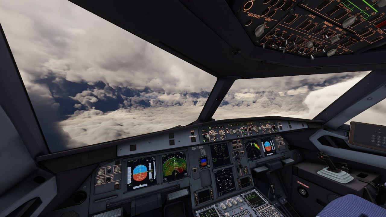 FlightSimLabs Airbus A321neo JetSMART aterrizaje con tormenta en Buenos Aires