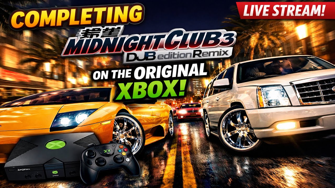 LIVE: Midnight Club 3 Dub Edition Remix Full Career LIVE - Original Xbox Nostalgia Playthrough