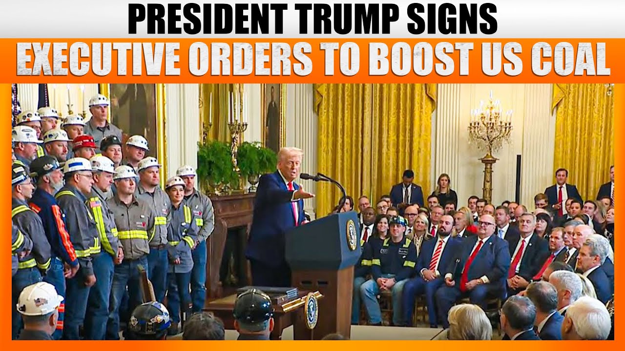 LIVE: President Trump Participates in an Unleashing &lsquo;American Energy&rsquo; Executive Order Signing Event