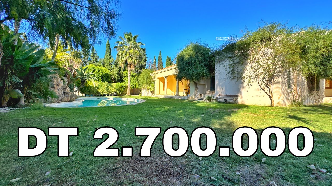 Inside Tunisia’s 2.7M Dinar Villa with Private Pool & Collector’s Charm 🏡✨