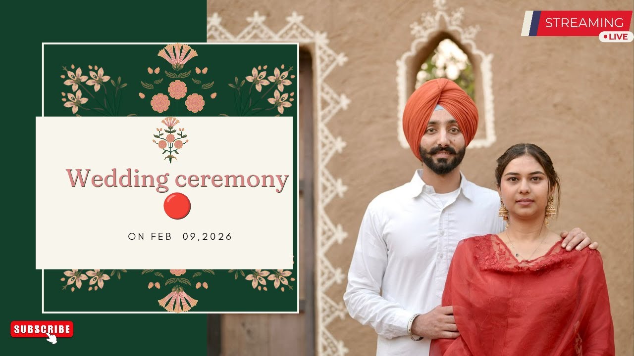 Supandeep kaur weds Karandeep Singh || Wedding Ceremony🔴|| Pappu Studio khanjarwal