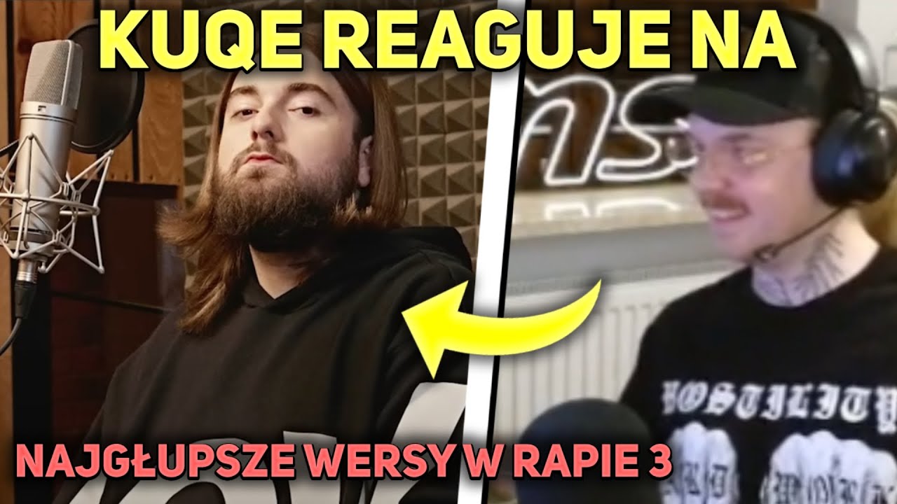 KUQE 2115 REAGUJE NA NAJGŁUPSZE WERSY W POLSKIM RAPIE 3!
