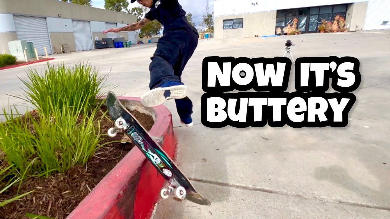 Skater Fixes Skate Spot