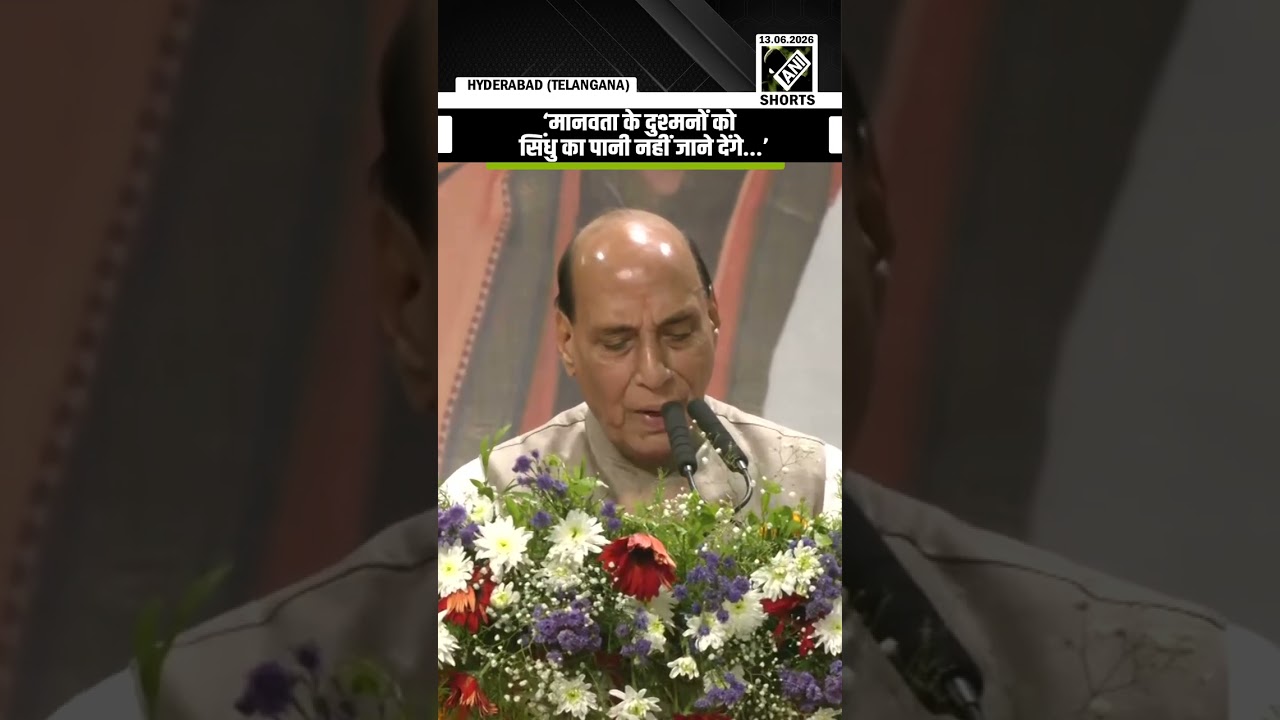 Rajnath Singh condemns Pakistan terror support, warns on Sindhu river water stance by NDA govt