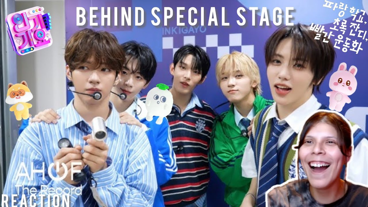REACTION | AHOF The Record EP. 17 | Behind '파랑 학교, 초록 잔디, 빨간 운동화' (The Universe) Inkigayo Stage 