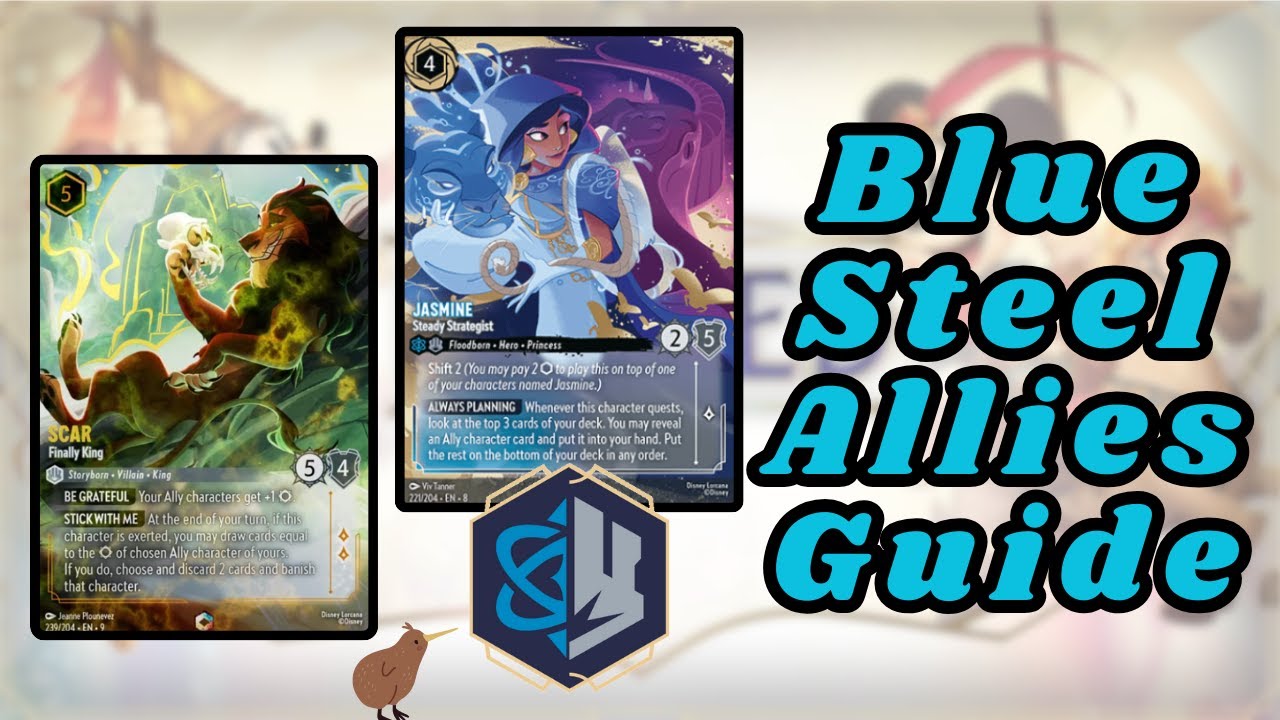 Lorcana Set 9 Sapphire Steel Ally Deck Guide!